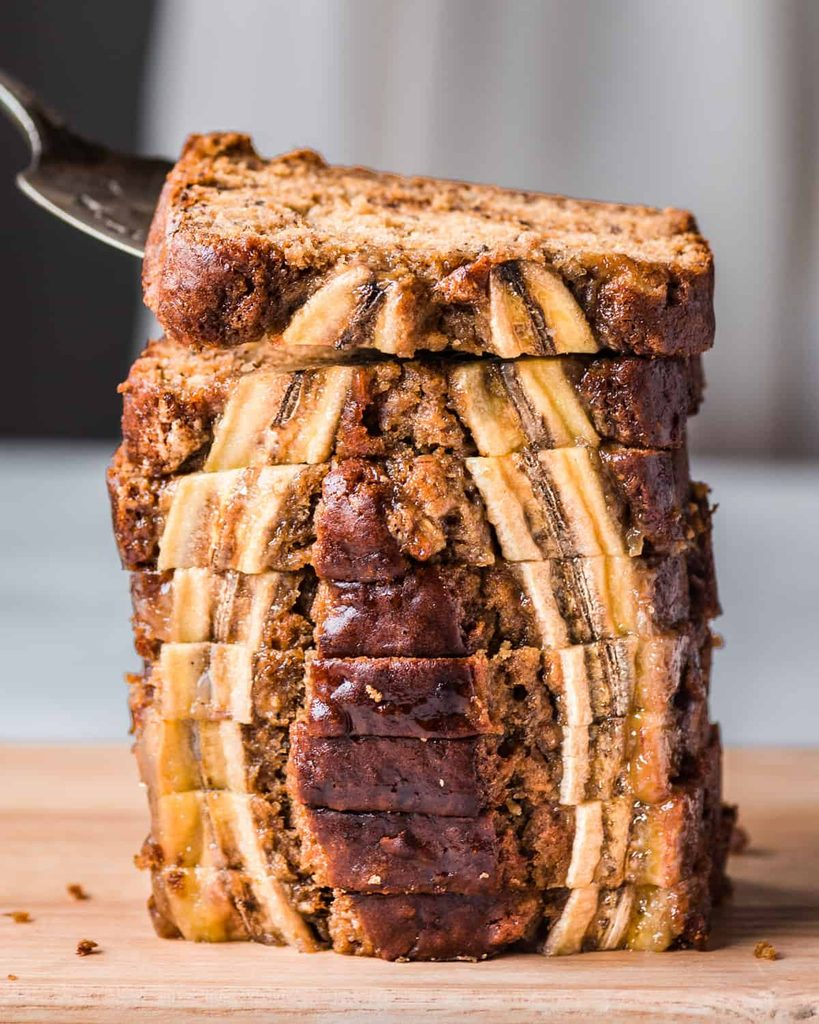 vegan bread with banana