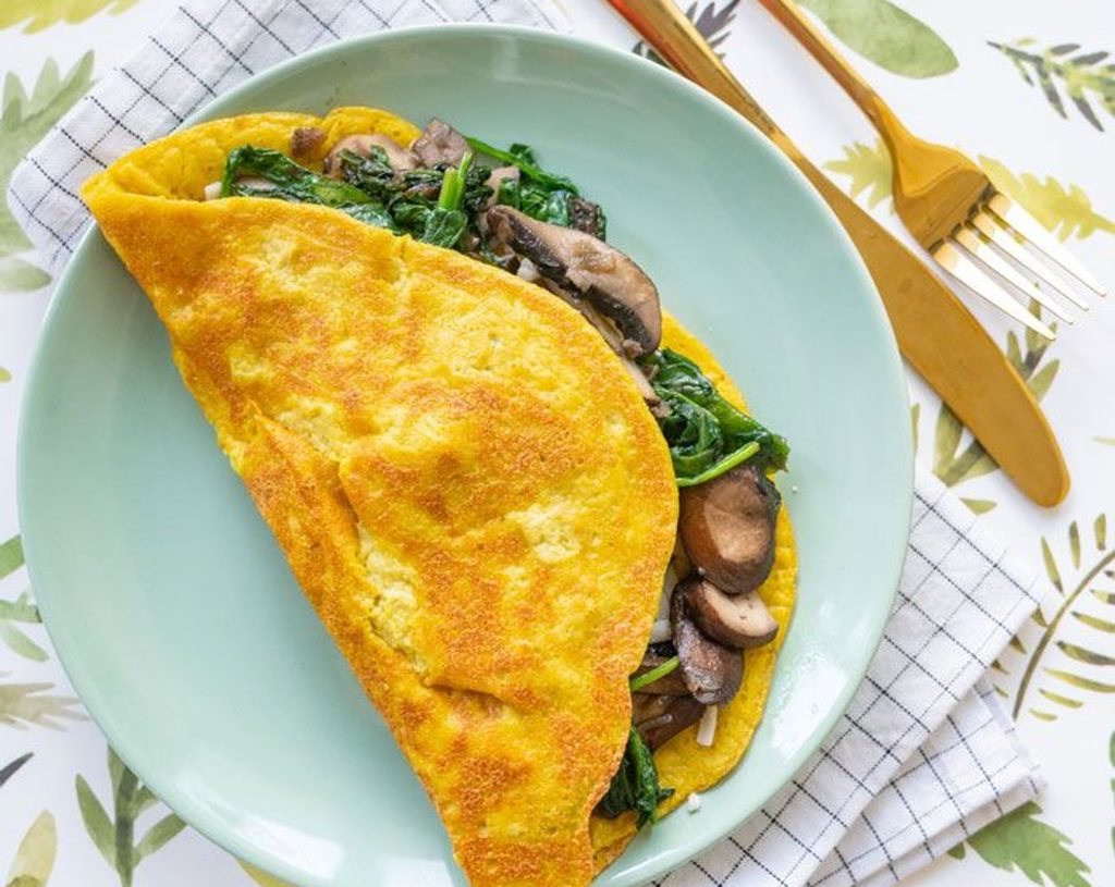 vegan Omlette with tofu